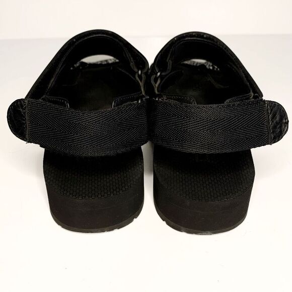 Prada Nomad Velcro Strap Dad Sandal Black Chunky Flat Platform Flatform EU 38.5 - Picture 6 of 9